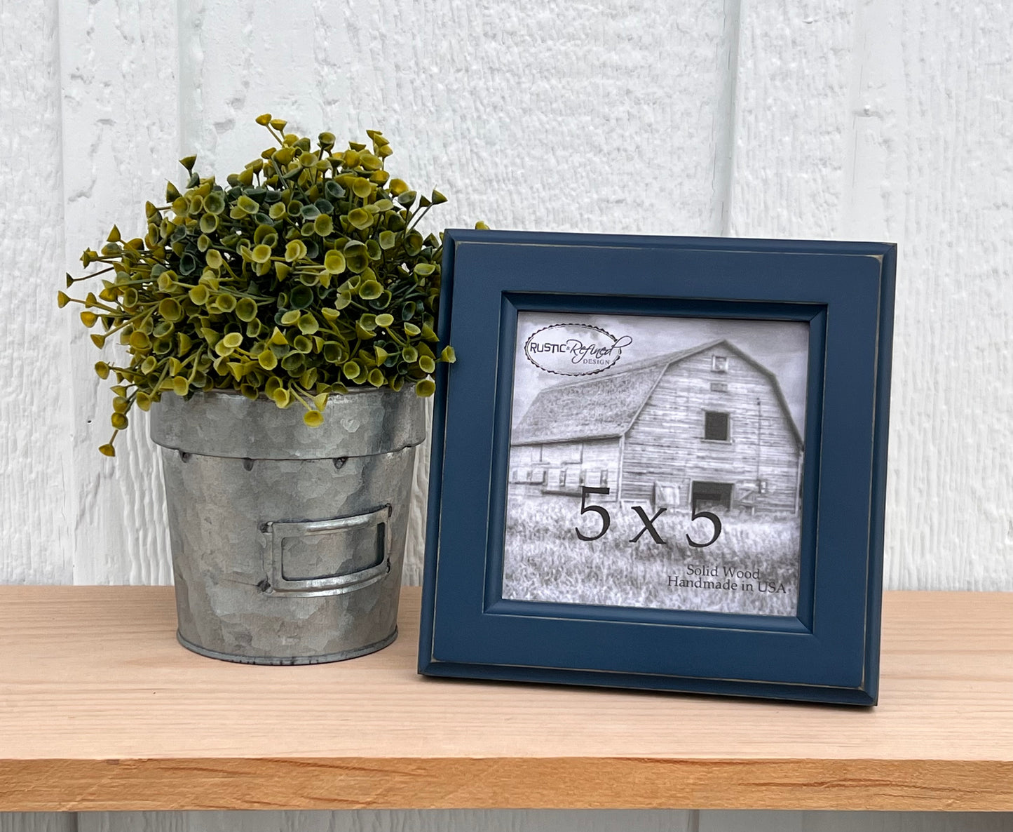 5x5 Cottage Collection - Square Wood Picture Frames - 26 Colors - Medium